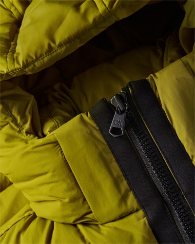 CK GIUBBOTTO C/CAPP CRINKLE NYLON PUFFER JACKET.LRV REPTILE GREEN