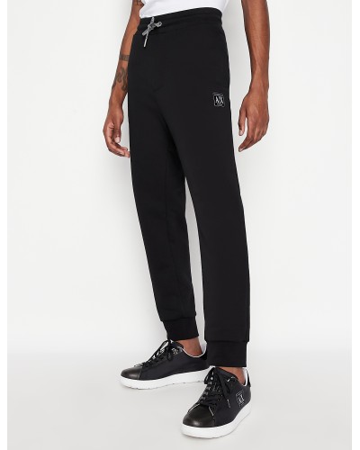 ARMANI AX PANTALONE PANTATUTA  100% COTTON.1200 BLACK