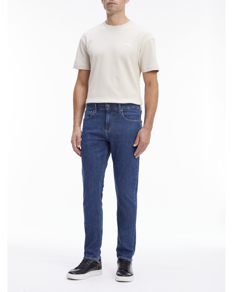 CK JEANS SLIM SLIM FIT MID BLUE.1BJ DENIM DARK