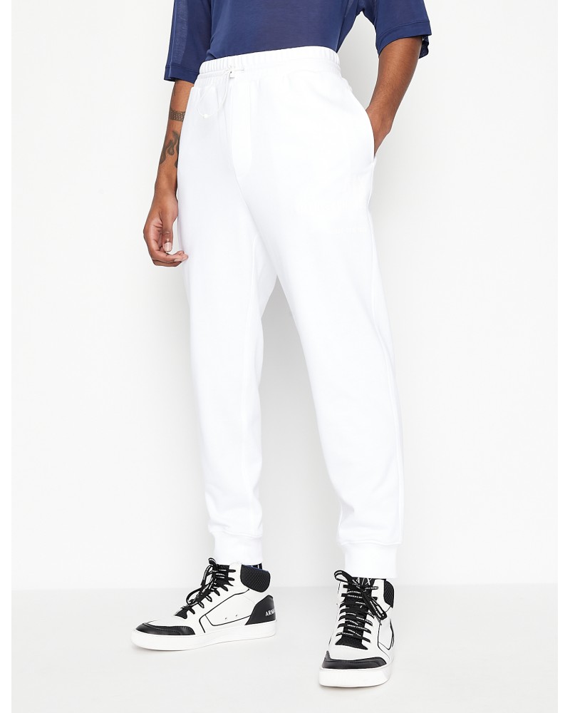 ARMANI AX PANTALONE PANTATUTA  100% COTTON.1100 WHITE