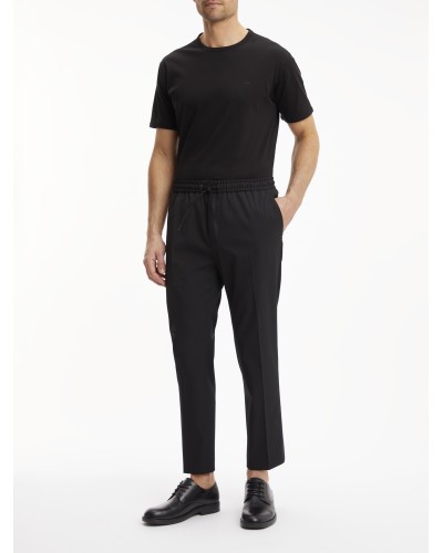 CK PANTALONE COULISSE TRAVEL GABARDINE TAILORED.BEH CK BLACK