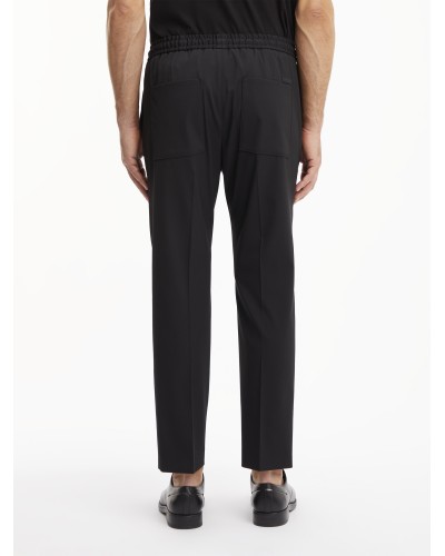 CK PANTALONE COULISSE TRAVEL GABARDINE TAILORED.BEH CK BLACK