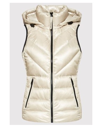 CKJeans GIUBBOTTO SMANICATO LOFTY REAL DOWN VEST.AEV BLEACHED STONE