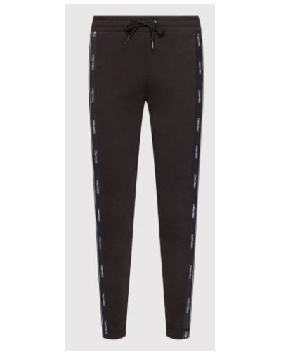 CKJeans PANTALONE JOGGER LOGO TAPE JOGGER.BEH CK BLACK