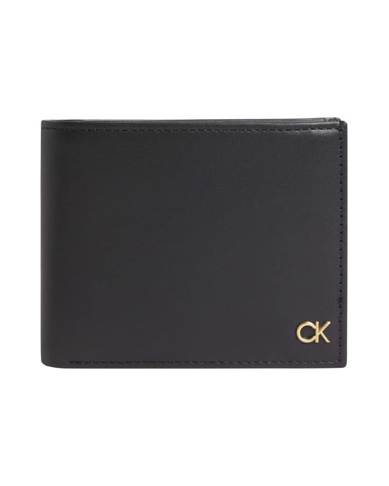 CK PORTAFOGLIO PORTAFOGLIO CK ICON BIFOLD 5CC W/COIN.BAX CK BLACK