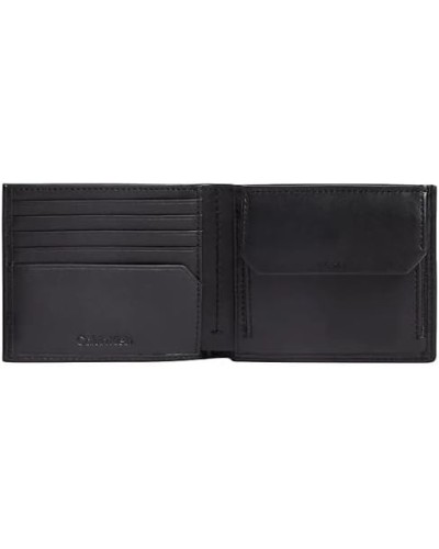 CK PORTAFOGLIO PORTAFOGLIO CK ICON BIFOLD 5CC W/COIN.BAX CK BLACK