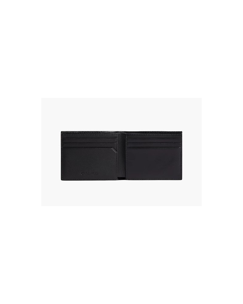 CK PORTAFOGLIO PORTAFOGLIO MINIMALISM BIFOLD 6CC W/BILL.BAX CK BLACK
