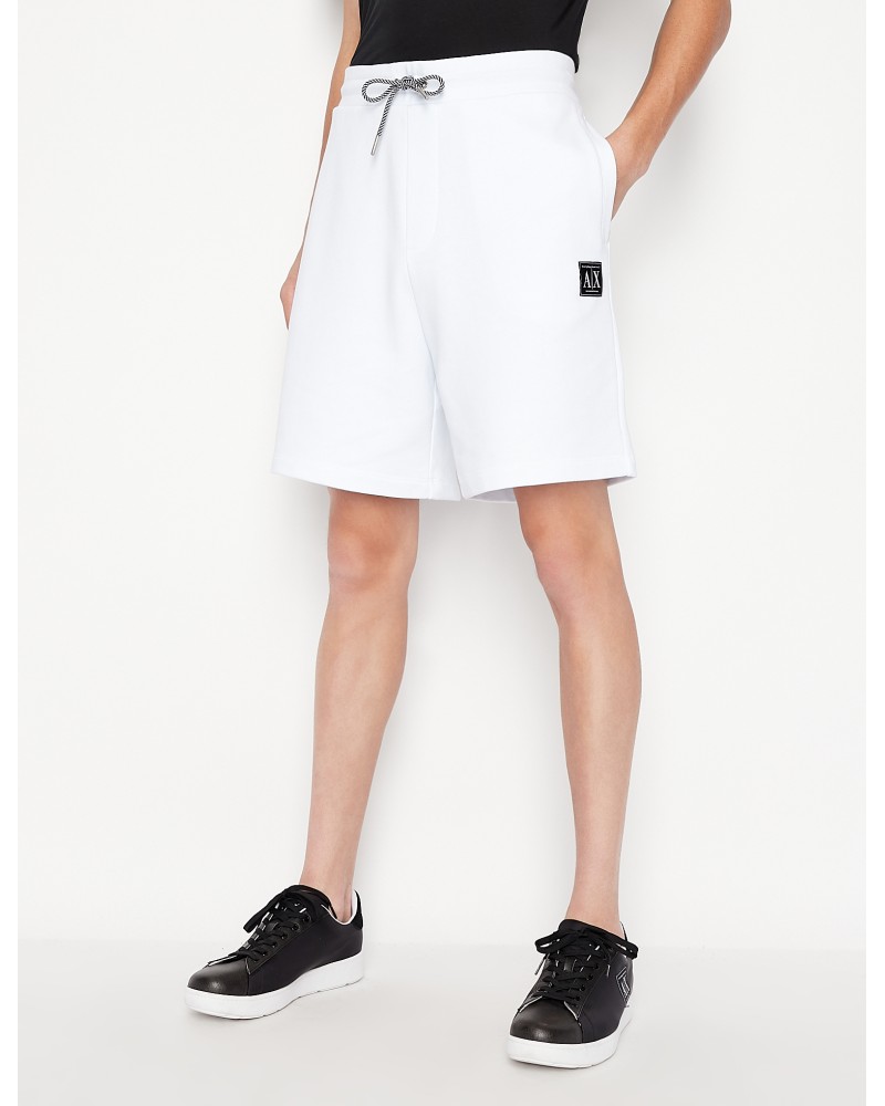 ARMANI AX BERMUDA COTONE  100% COTTON.1100 WHITE