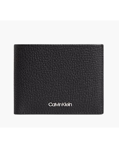 CK PORTAFOGLIO PORTAFOGLIO MINIMALISM BIFOLD 6CC W/BILL.BAX CK BLACK