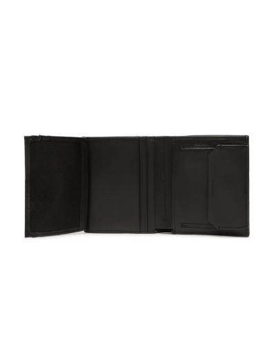CK PORTAFOGLIO PORTAFOGLIO MINIMALISM TRIFOLD 6CC W/COIN.BAX CK BLACK