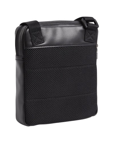 CK TRACOLLA MIDI MONOGRAM SOFT REPORTER18.BDS BLACK
