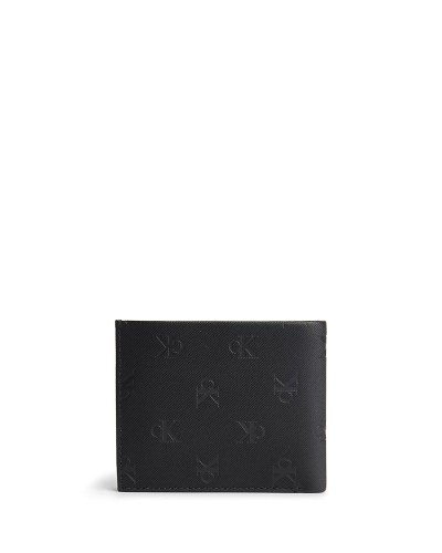 CK PORTAFOGLIO PORTAFOGLIO MONOGRAM SOFT BIFOLD W/COIN AO.0GJ MONO ALLOVER