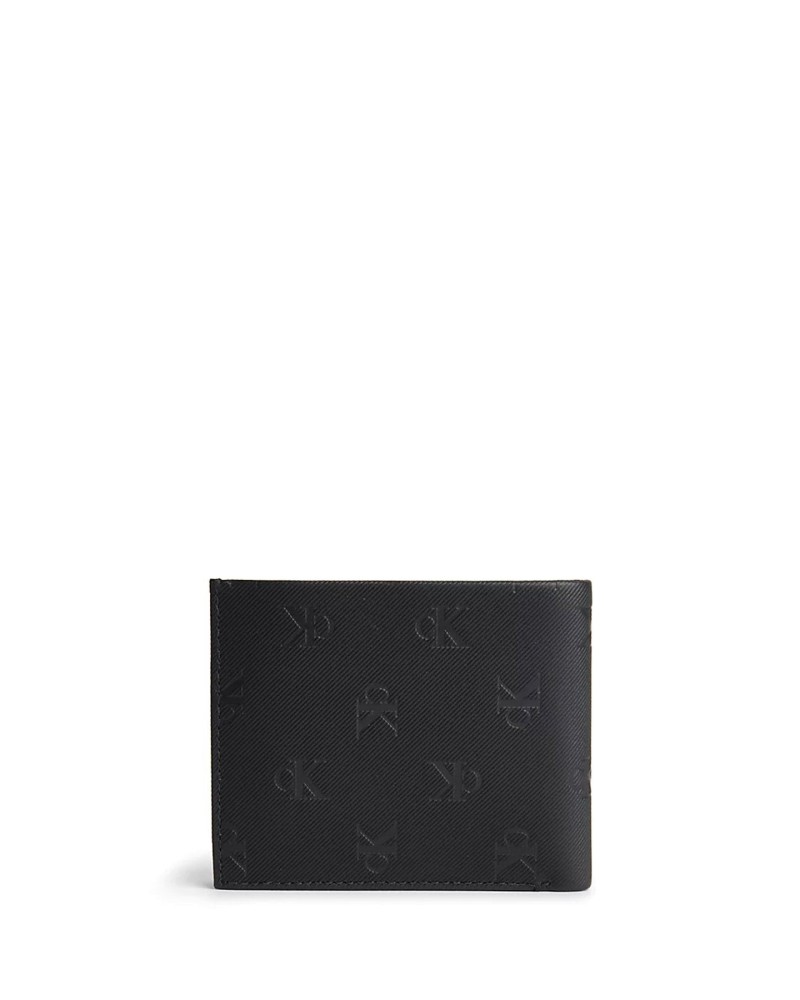 CK PORTAFOGLIO PORTAFOGLIO MONOGRAM SOFT BIFOLD W/COIN AO.0GJ MONO ALLOVER