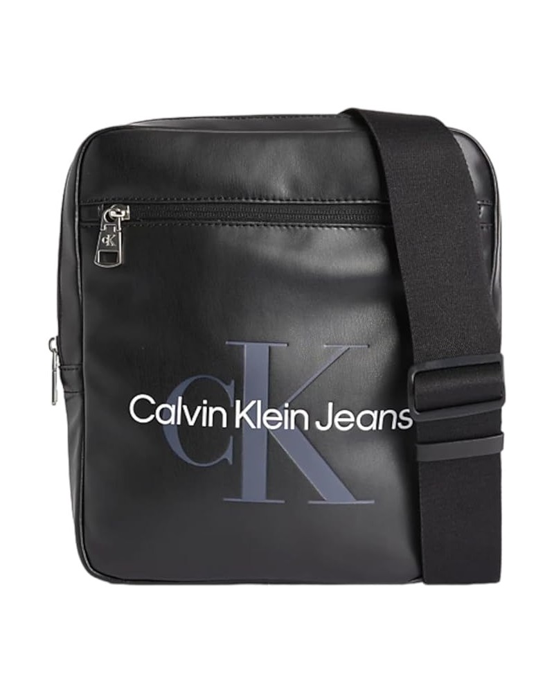 CK TRACOLLA MIDI MONOGRAM SOFT REPORTER22.BDS BLACK
