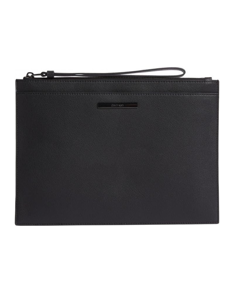 CK BAG MESSENGER RUBBERIZED SLIM CONV LAPTOP BA.BAX BLACK BAX BLACK 