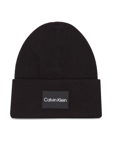 CK CAPPELLO BERRETTO FINE COTTON RIB BEANIE.BAX BLACK BAX BLACK 