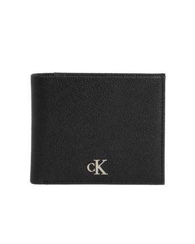 CK PORTAFOGLIO PORTAFOGLIO MONO HRDW BIFOLD W/COIN.BDS BLACK