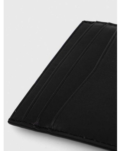 CK PORTACARTE PORTACARTE MONOGRAM SOFT CARDCASE.BDS BLACK