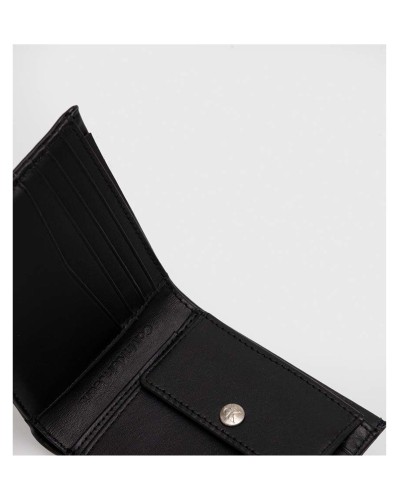 CK PORTAFOGLIO PORTAFOGLIO MONOGRAM SOFT BIFOLD W/COIN.BDS BLACK