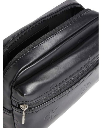 CK BORSELLO POUCH MONOGRAM SOFT AOP POUCH W/PKT.BDS BLACK