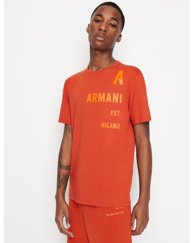 ARMANI AX T-SHIRT M/CORTA  100% COTTON.1498 ROOIBOS TEA