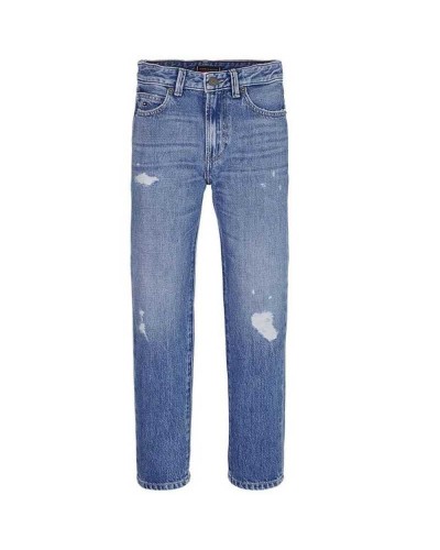 TOMMY HILFIGER JEANS JEANS MODERN STRAIGHT DESTRUCTIONS.1A7 VIOLETBLUEDESTR