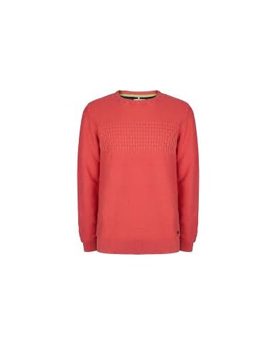 YES-ZEE MAGLIA GIROCOLLO.0551 ROSSO ARANCIATO