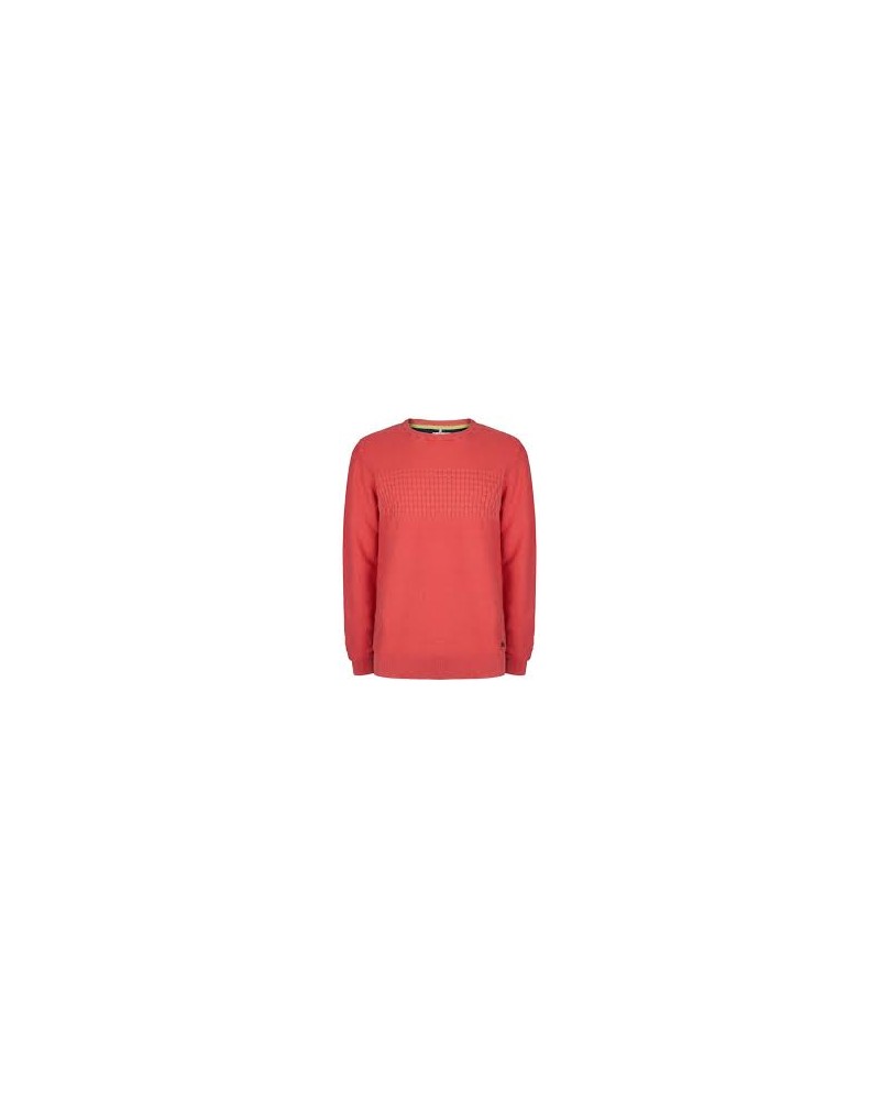YES-ZEE MAGLIA GIROCOLLO.0551 ROSSO ARANCIATO