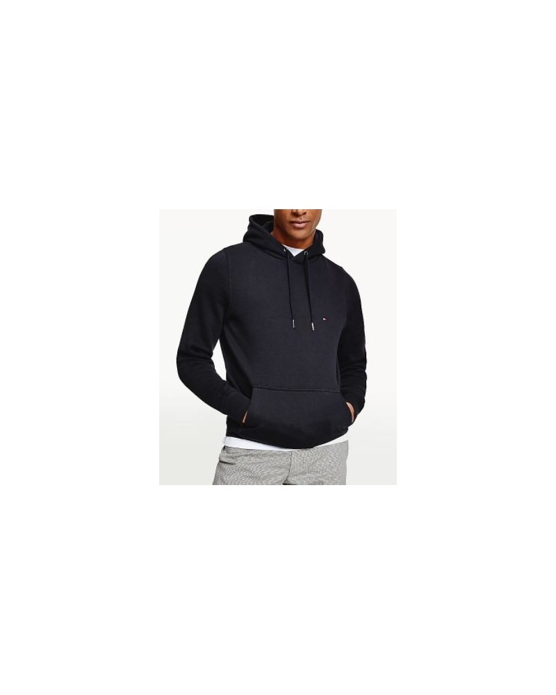 TOMMY HILFIGER FELPA C/CAPP BASIC  FLAG HOODY.BDS BLACK