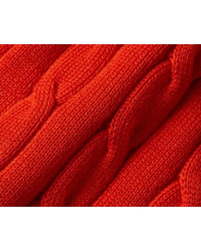TOMMY HILFIGER GIROCOLLO PARICOLLO CLASSIC COTTON CABLE CREW NECK.SG4 INDIAN SUMMER SG4 INDIAN SUMMER 