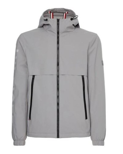 TOMMY HILFIGER GIUBBOTTO  C/CAPP TECH ESS PADDED HOODED JACKET.PJQ IRON GATE