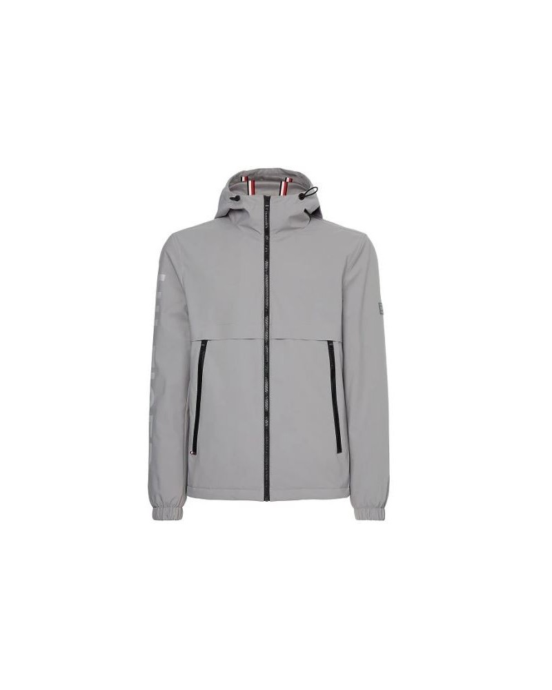TOMMY HILFIGER GIUBBOTTO  C/CAPP TECH ESS PADDED HOODED JACKET.PJQ IRON GATE