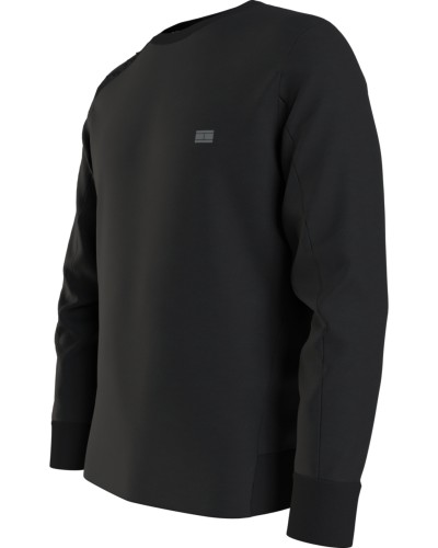 TOMMY HILFIGER FELPA PARICOLLO TECH ESSENTIALS CREW.BDS BLACK