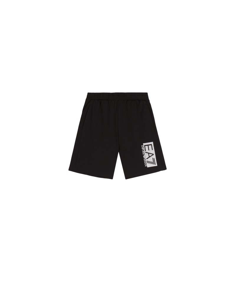 ARMANI EA7 BERMUDA SHORT COTTON 100%.1200 BLACK