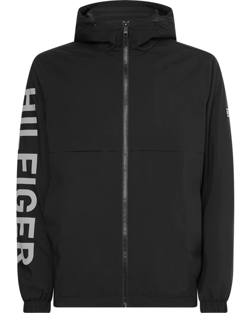 TOMMY HILFIGER GIUBBOTTO C/CAPP TECH ESS PADDED HOOD.BDS BLACK