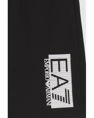 ARMANI EA7 BERMUDA SHORT COTTON 100%.1200 BLACK