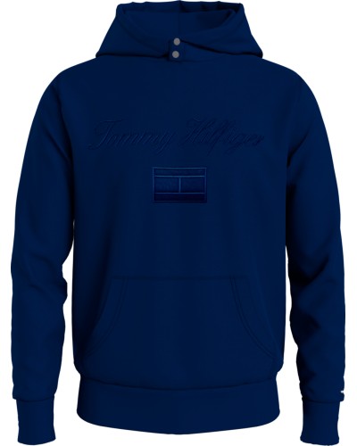 TOMMY HILFIGER FELPA C/CAPP MIXED TYPE HOODY.DW5 DESERT SKY