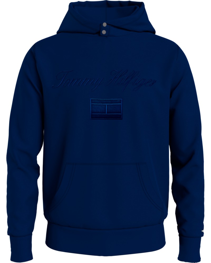 TOMMY HILFIGER FELPA C/CAPP MIXED TYPE HOODY.DW5 DESERT SKY