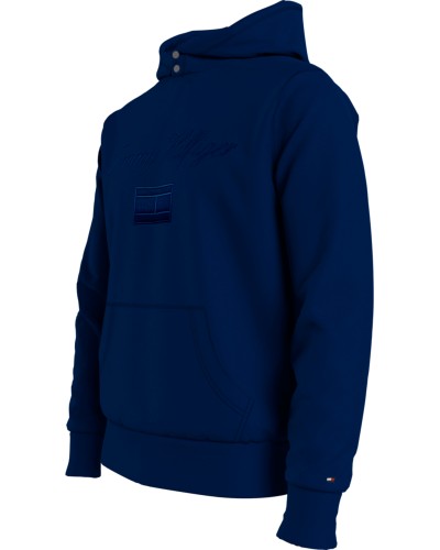TOMMY HILFIGER FELPA C/CAPP MIXED TYPE HOODY.DW5 DESERT SKY