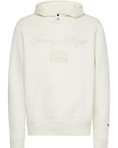 TOMMY HILFIGER FELPA C/CAPP MIXED TYPE HOODY.YBI IVORY