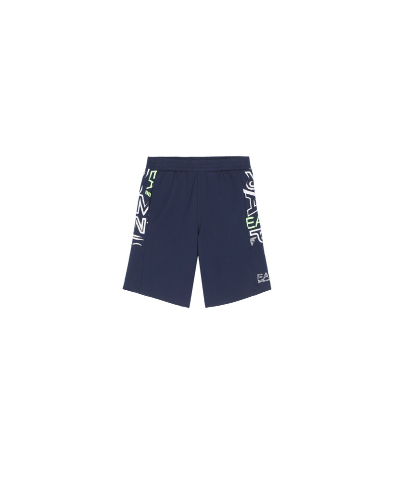 ARMANI EA7 BERMUDA SHORT COTTON 100%.1554 NAVY BLUE