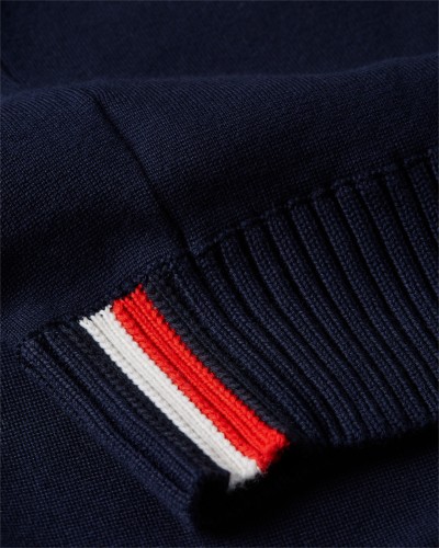 TOMMY HILFIGER MAGLIONE DOLCEVITA LUX SCRIPT LOGO ROLL.DW5 DESERT SKY