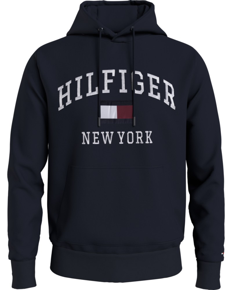 TOMMY HILFIGER FELPA C/CAPP MODERN VARSITY HOODY.DW5 DESERT SKY