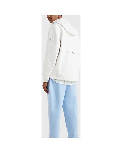 TOMMY HILFIGER GIUBBINO C/CAPP TH PROTECT SAIL HOODED.AC0 WEATHERED WHITE