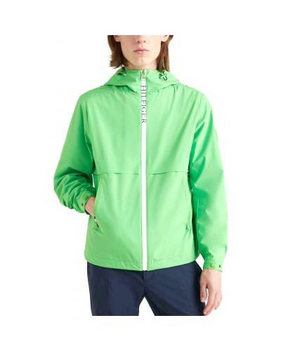 TOMMY HILFIGER GIUBBINO C/CAPP TH PROTECT SAIL HOODED.LWY SPRING LIME