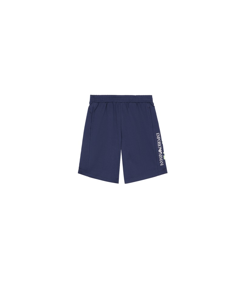 ARMANI EA7 BERMUDA SHORT COTTON 100%.1554 NAVY BLUE