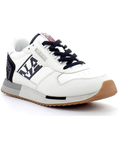 NAPAPIJRI MEN LEATHER RUNNING VIRTS01CO/LES.01A WHITE/NAVY