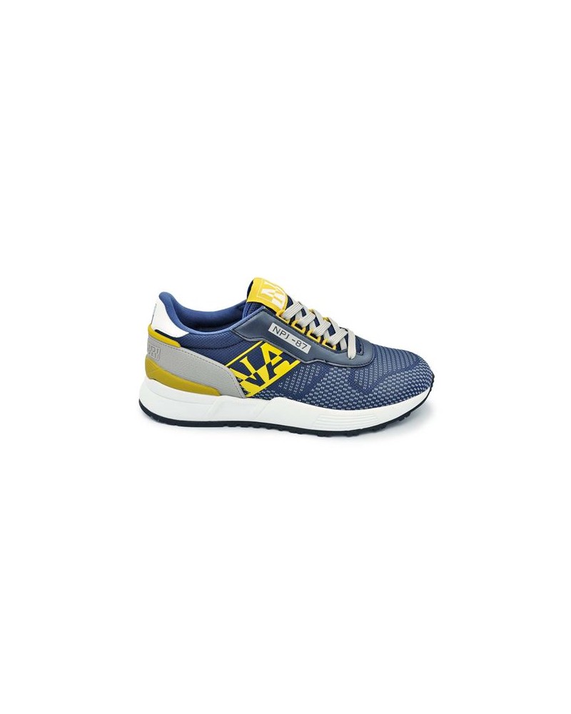 NAPAPIJRI MEN KNITTED RUNNING S1SPARROW02/KNI.01N NAVY/YELLOW