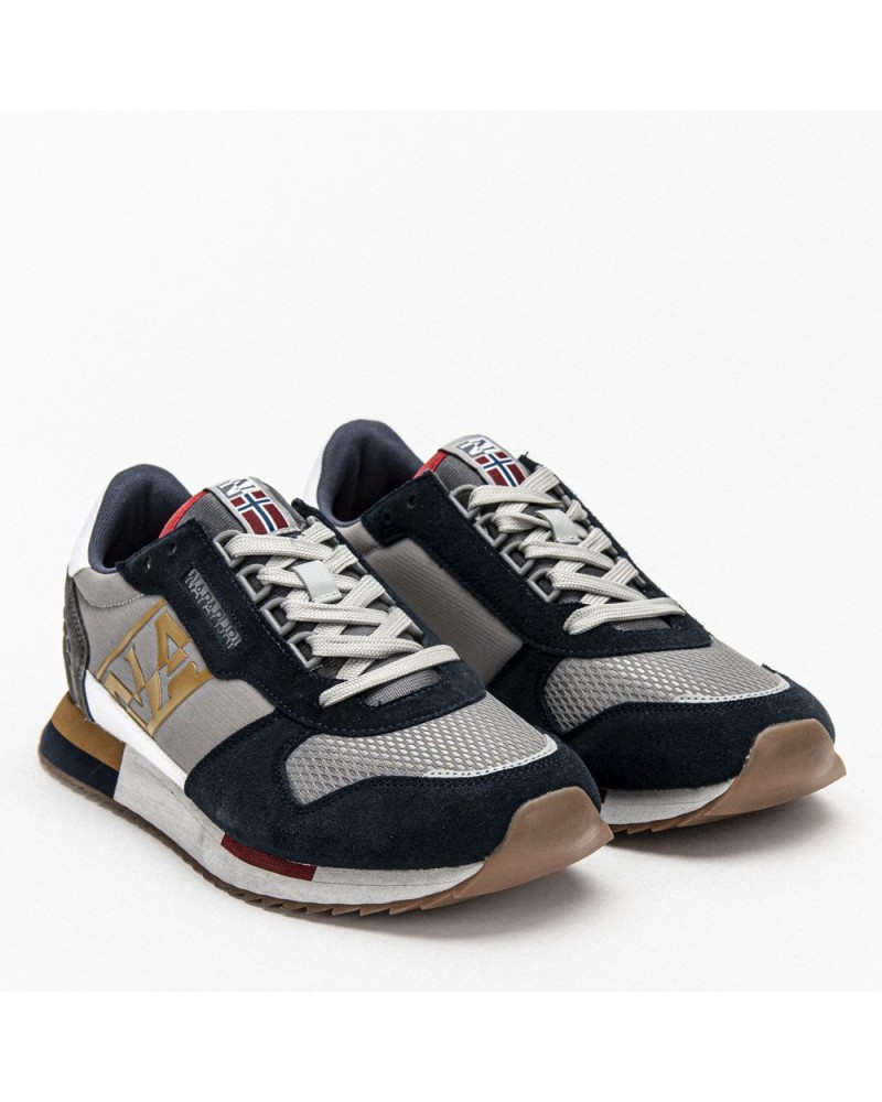 NAPAPIJRI MEN SUEDE/NYLON RUNNING S1VIRTUS01/NYS.H90 GREY CASTELROCK