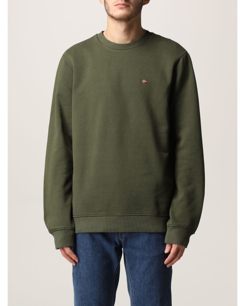 NAPAPIJRI FELPA PARICOLLO BALIS CREW 1.GE41 GREEN DEPTHS